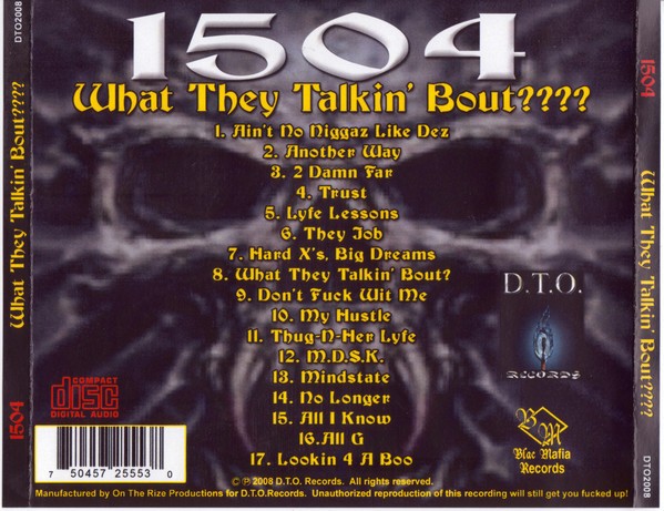 1504 - What They Talkin Bout (Back)