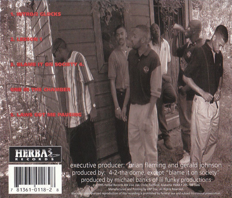 4-2 Tha Dome - Blame It On Society (Back)