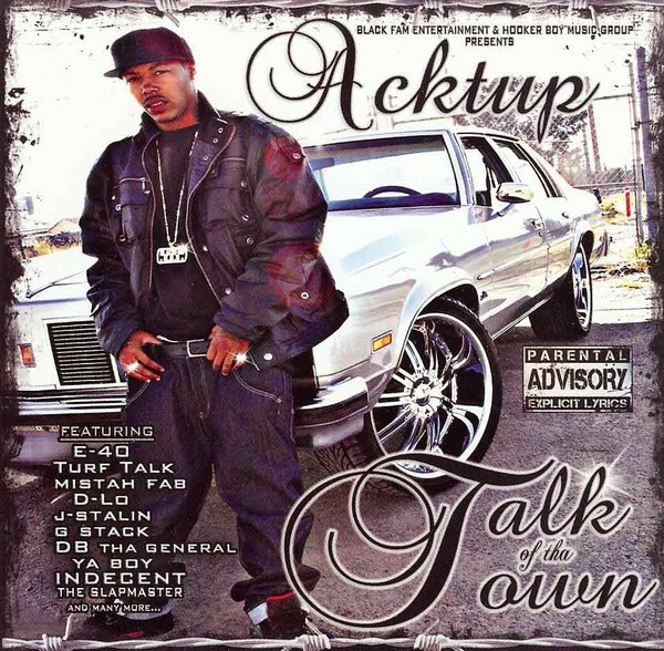 Acktup - Talk Of Tha Town (Front)