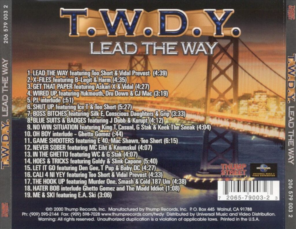 Ant Banks Presents T.W.D.Y. - Lead The Way (Back)