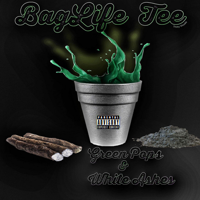 Baglife Tee - Green Pops & White Ashes