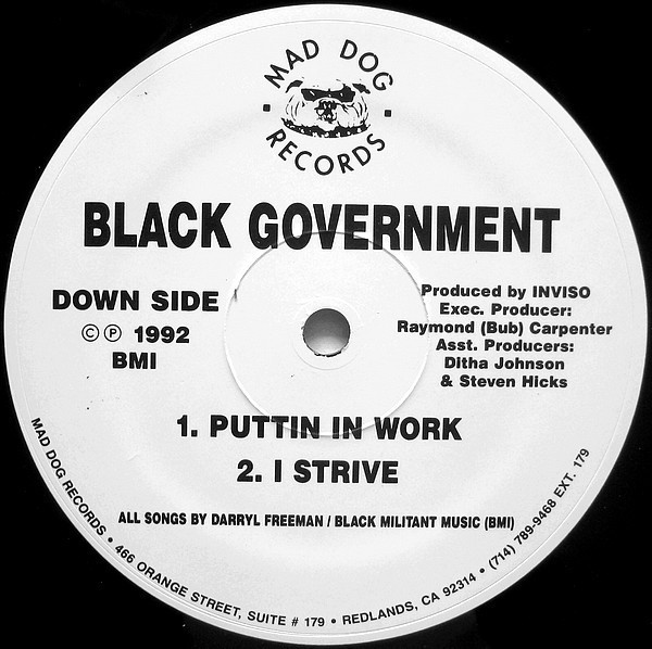 Black Government - Just Kickin' Conversation (Side B)