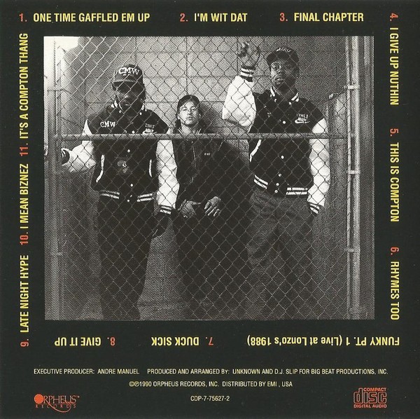 Compton's Most Wanted - It's A Compton Thang (Back)