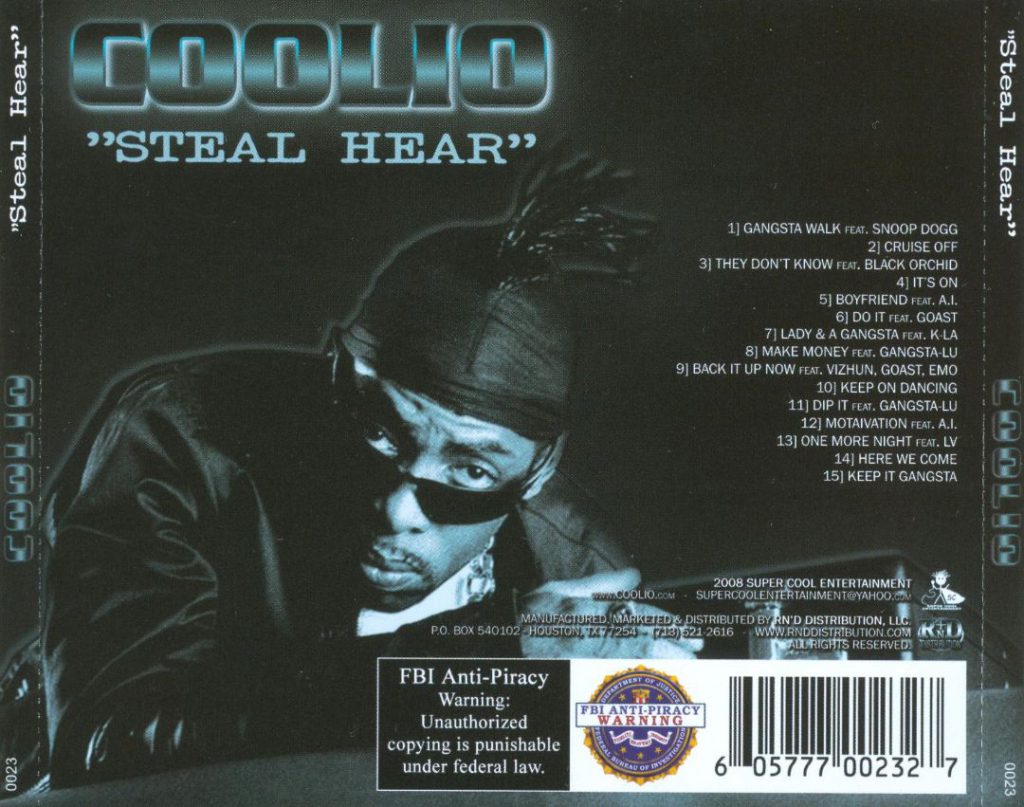 Coolio - Steal Hear (Back)