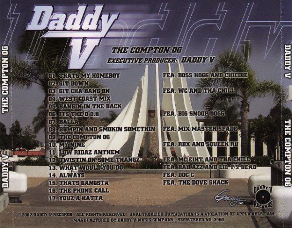 Daddy V - The Compton OG (Back)