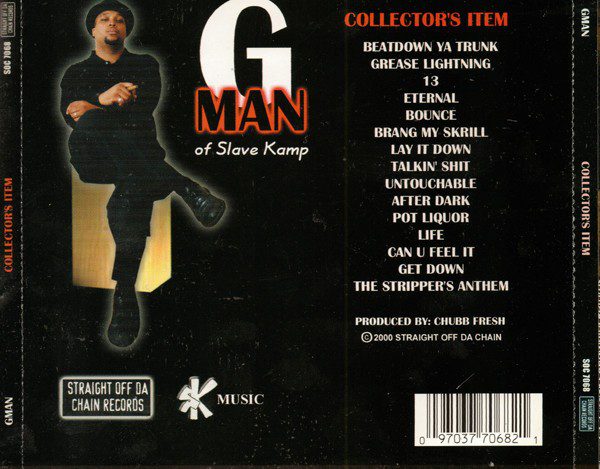 G Man - Collector's Item (Back)