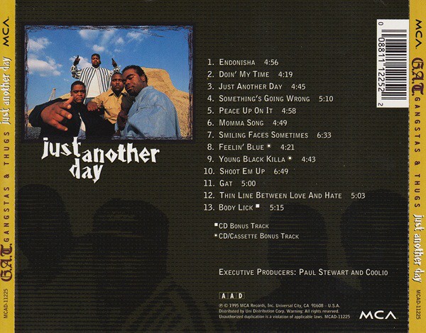 G.A.T. Gangstas & Thugs - Just Another Day (Back)