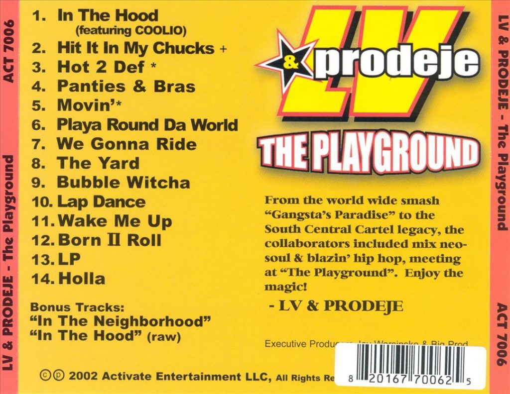 LV & Prodeje - The Playground (Back)