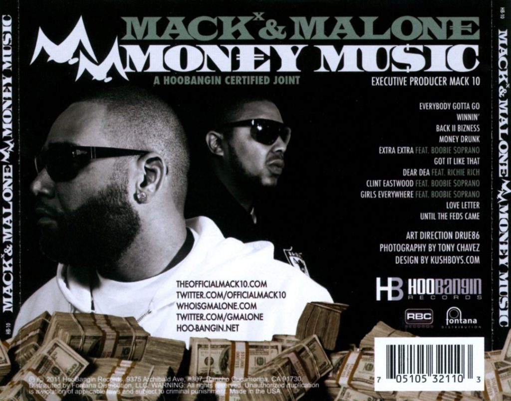 Mack X & Malone - Money Music (Back)