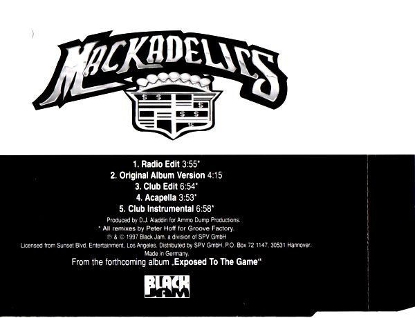 Mackadelics - Power Of A Playa (Back)