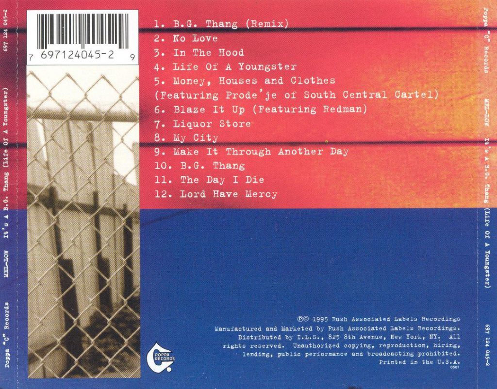 Mel-Low - It's A B.G. Thang (Life Of A Youngster) [Back]