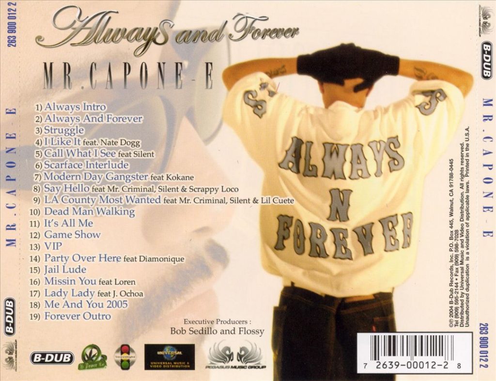Mr. Capone-E - Always And Forever (Back)