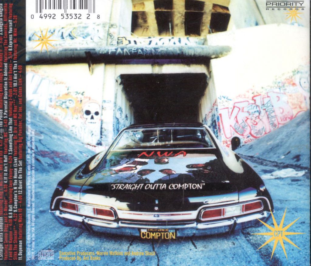 N.W.A. - Straight Outta Compton - 10th Anniversary Tribute (Back)
