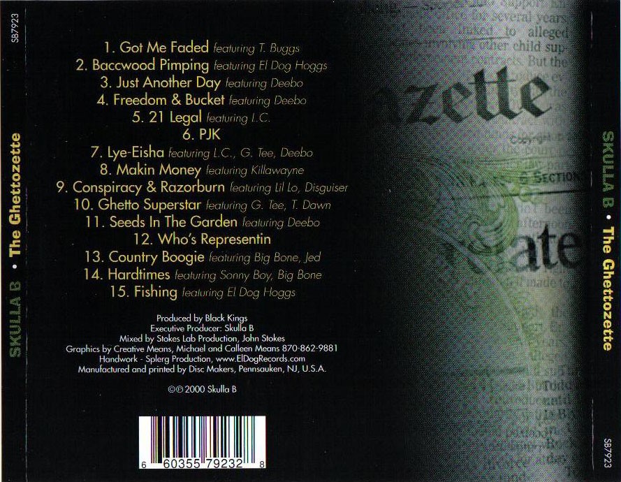 Skulla B - Ghettozette (Back)