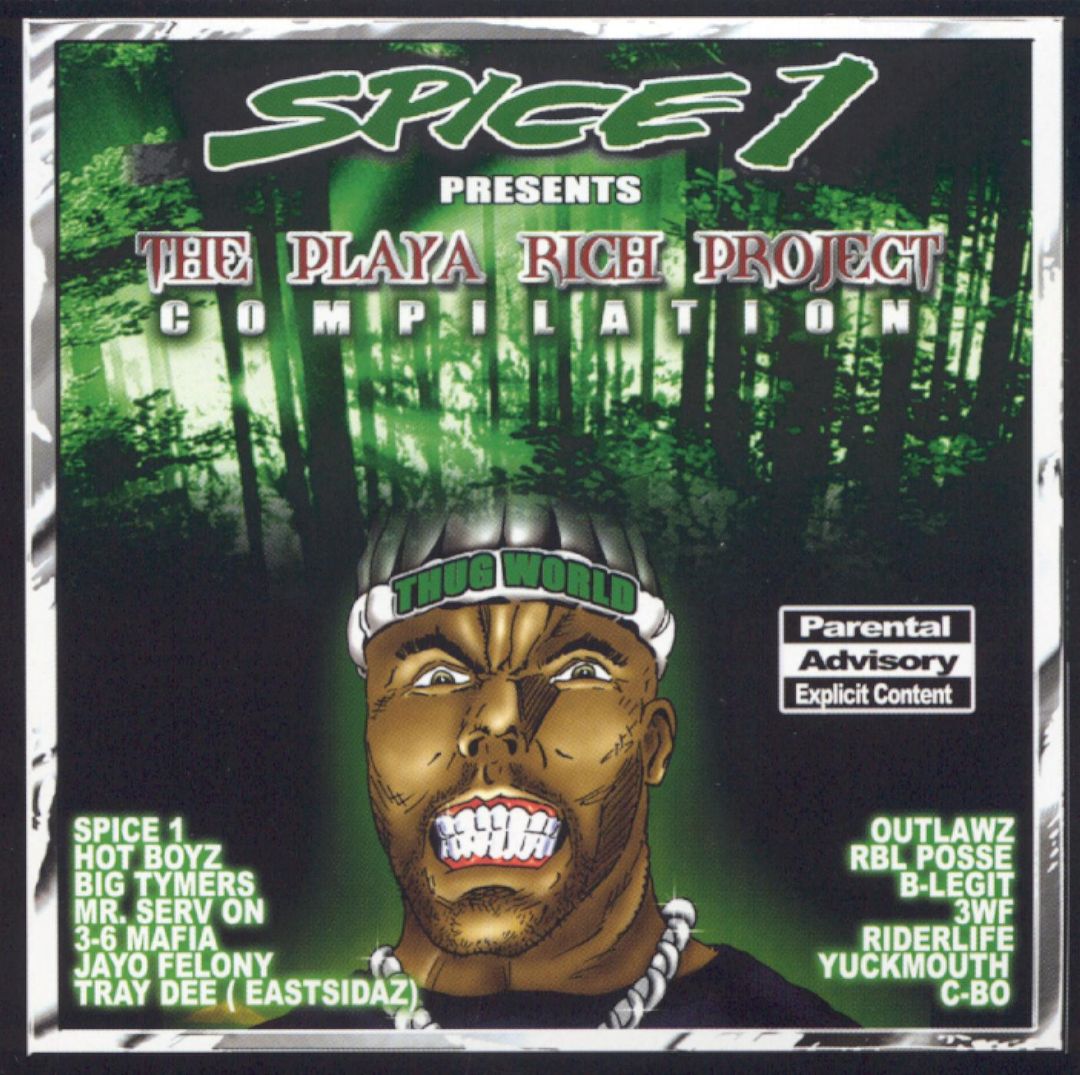 Spice 1 - The Playa Rich Project Compilation (Front)