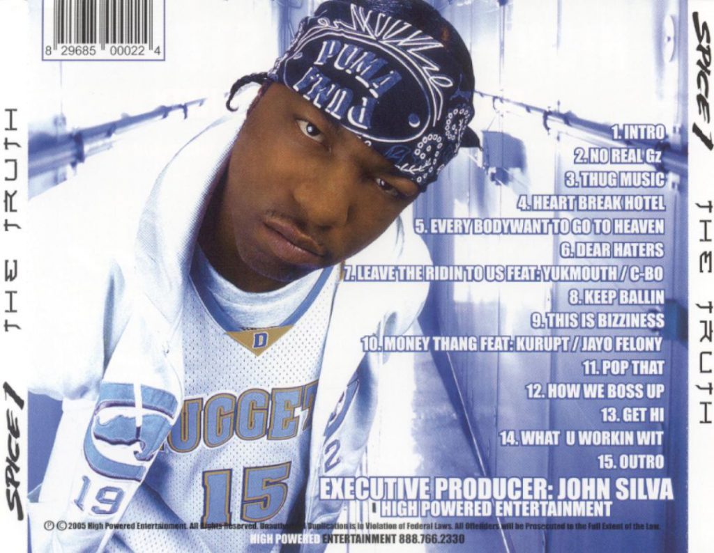 Spice 1 - The Truth (Back)