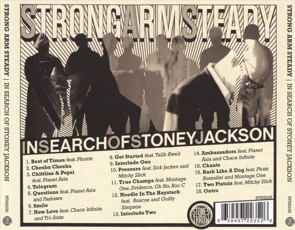 Strong Arm Steady - In Search Of Stoney Jackson (Back)