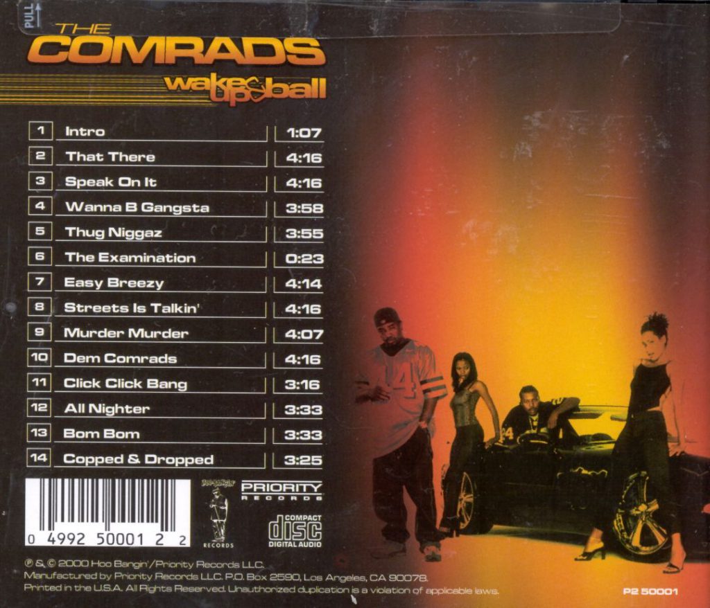 The Comrads - Wake Up & Ball (Back)