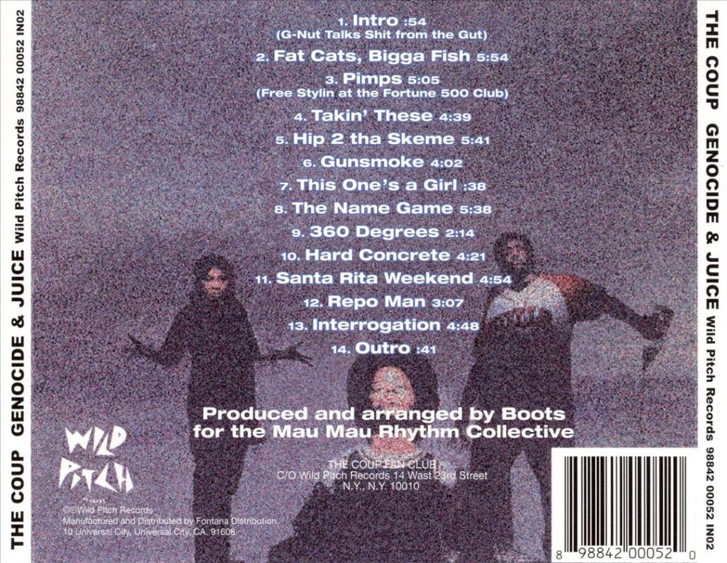 The Coup - Genocide & Juice (Back)