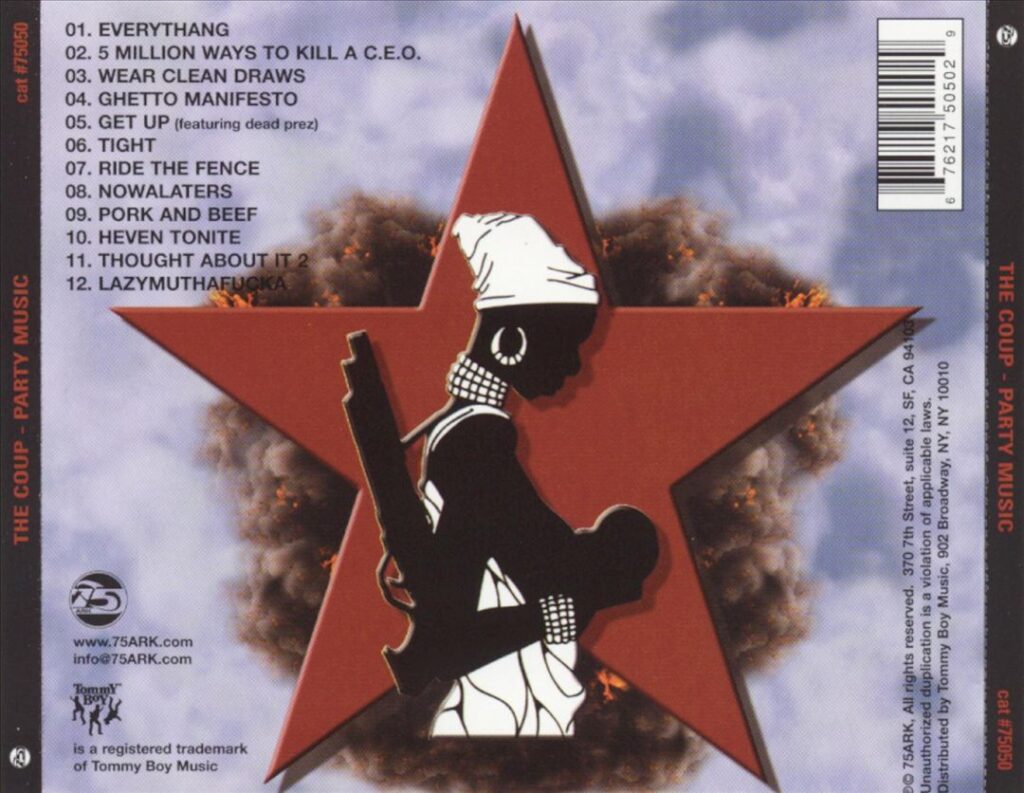 The Coup - Party Music (Back)