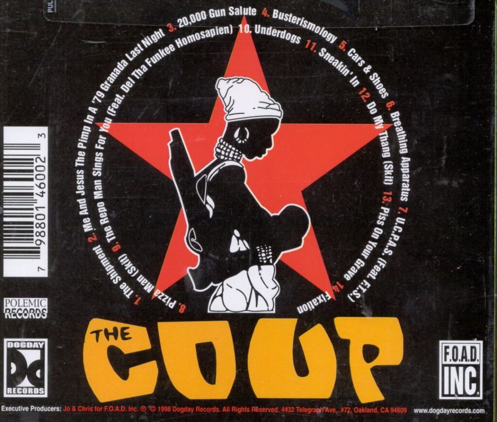 The Coup - Steal This Album (Back)