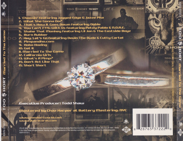Too $hort - Married To The Game (Back)