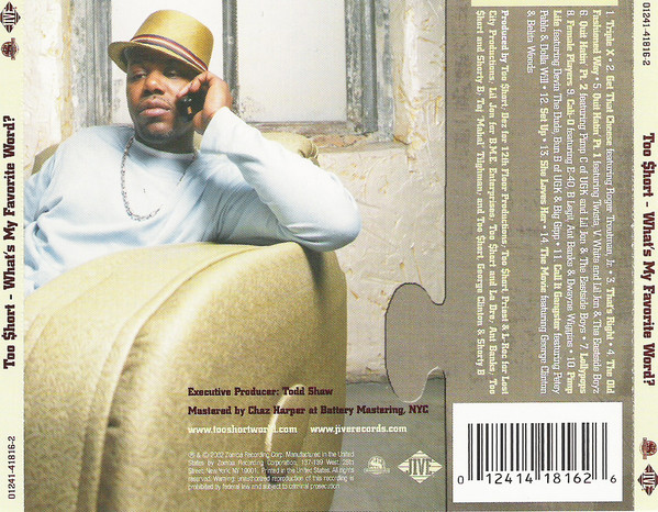 Too $hort - What's My Favorite Word (Back)