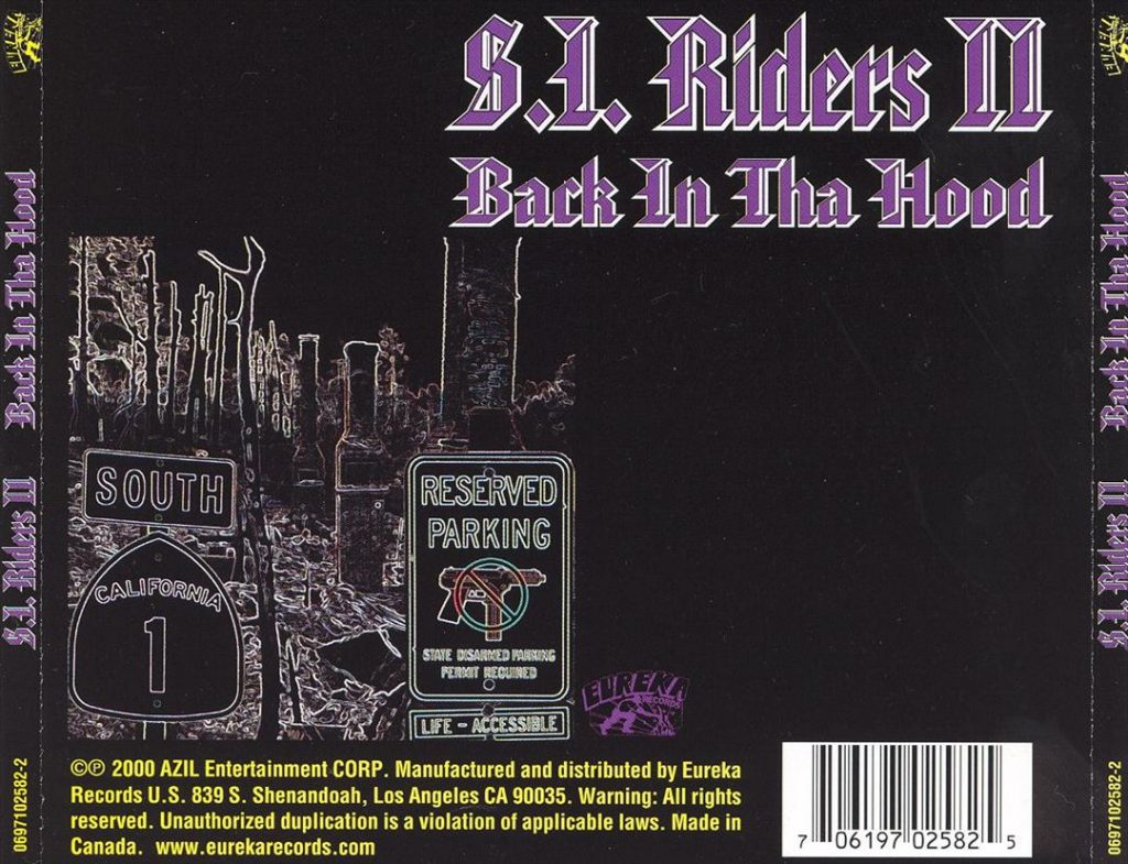Various - S.I. Riders II - Back In Tha Hood (Back)