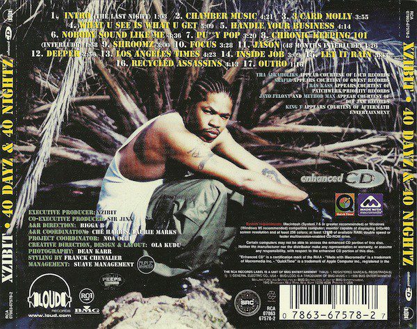 Xzibit - 40 Dayz & 40 Nightz (Back)