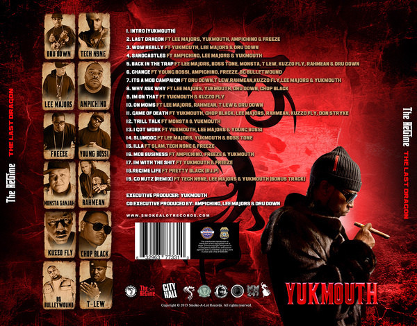 Yukmouth Presents The Regime - The Last Dragon (Back)